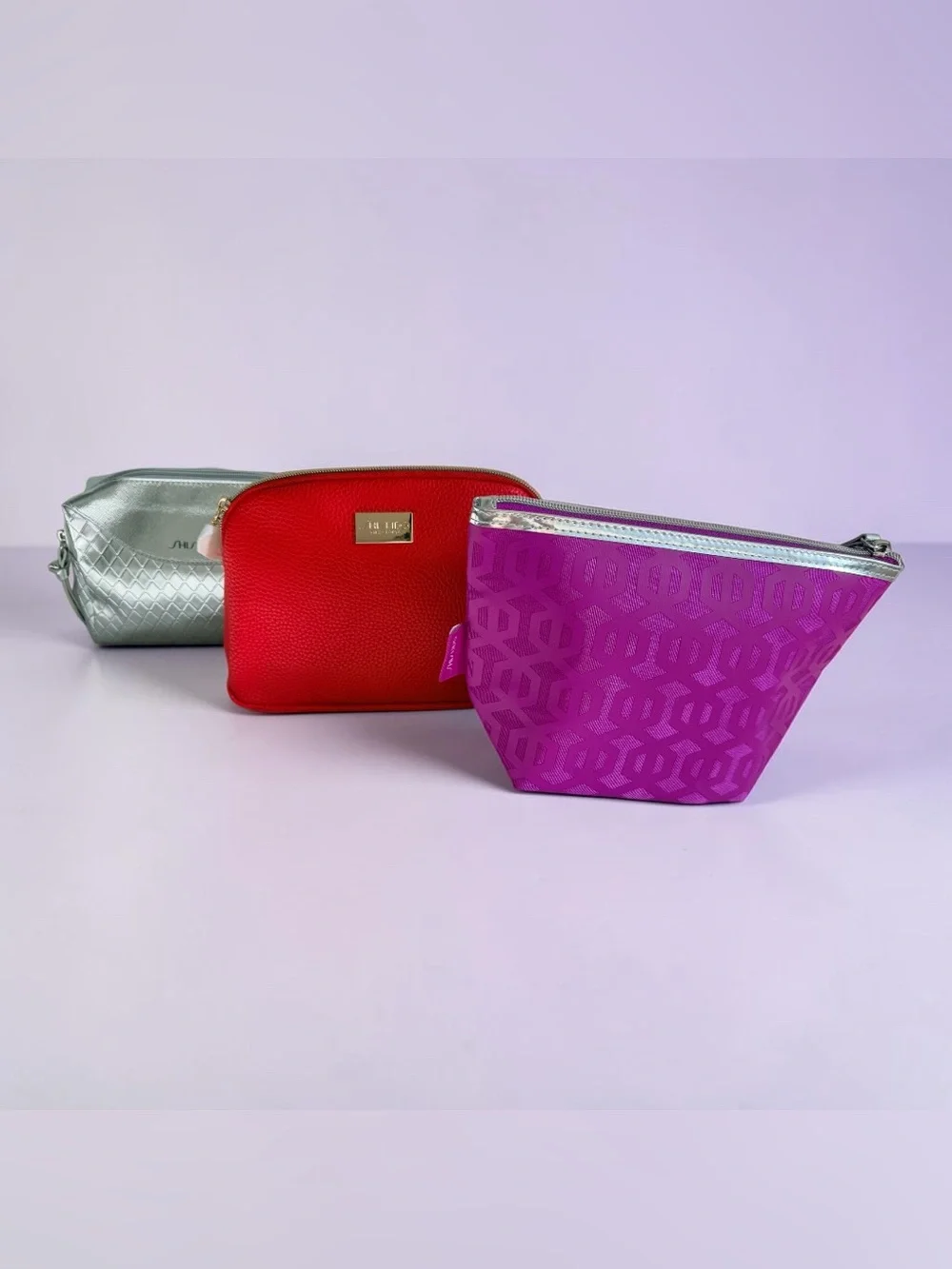 Shiseido Cosmetic Makeup Pouch Bag Lot of 3 NWOT